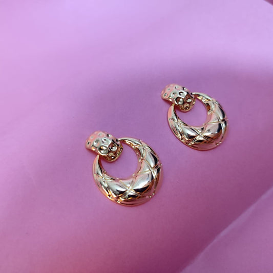 Textured Hoop Earrings