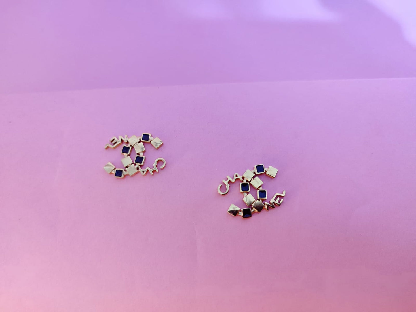 Channel  Inspired Earrings